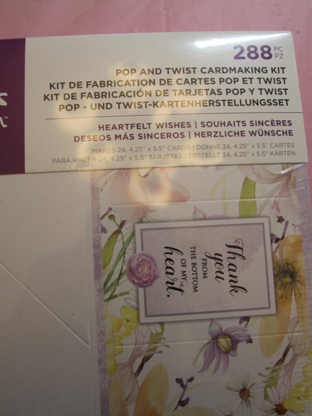 Pop & twist card making kit. Crafter's Companion. New.